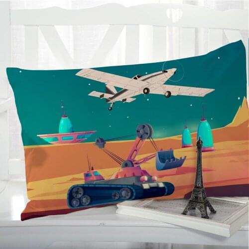 1pc Car Cartoon Pillow cover Pillow case Bedding Pillowcase Pillowcovers decorative 3D Print for children kids baby starry sky