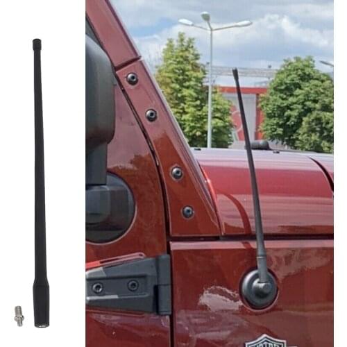13 Inch FM Radio Antenna for Jeep Wrangler JK JL 2007 2008 2009 2010 2011 2012 2013 2014 2015 2016 2017 2018 2019 2020 2021