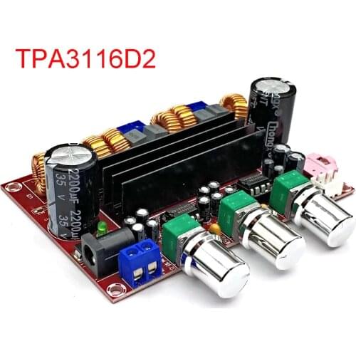2.1 Channel High Power Digital Audio TPA3116 Amplifier Board 2*80W+100W TPA3116D2 Subwoofer Amplifiers Amplificador Module Amp