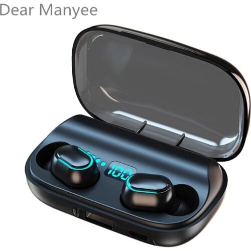 2020-WS T11 Bluetooth True Wireless Earphones 9D Holographic Sound Waterproof Headfrees Power Bank For Smart Phones Socket Sport