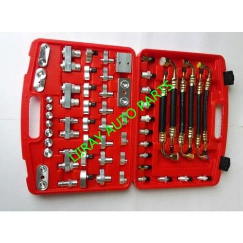 AUTO AC Leak detection fitting/adaptor manifold tools for Automotive Air Conditioning compressor/condenser/evaporator