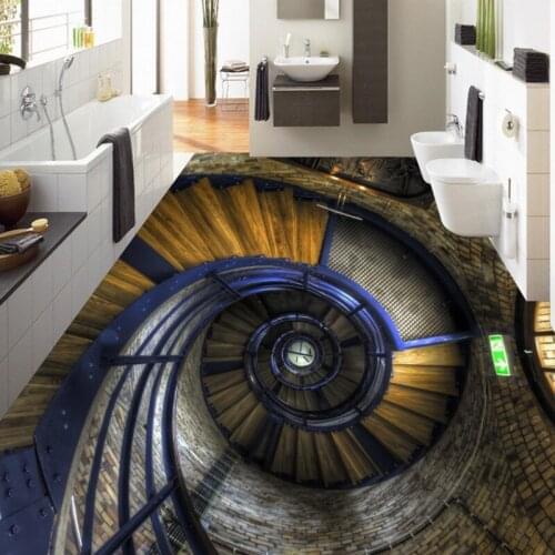 Free Shipping Stereo 3D floor living room high-quality thickened anti-skidding bedroom lobby mural studio wallpaper