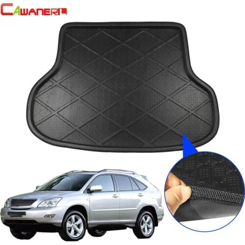 Cawanerl Car Tail Trunk Mat Floor Boot Tray Liner Cargo Carpet Mud Kick Pad Styling For Lexus RX300 RX330 RX350 RX400H 2004-2009