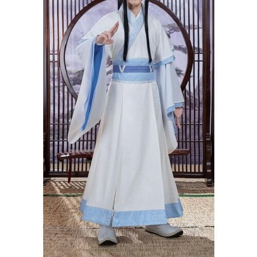 The Untame Grandmaster of Demonic Cultivation official Lan sizhui Lan jingyi ancient costume cosplay Mens clothing cos gift