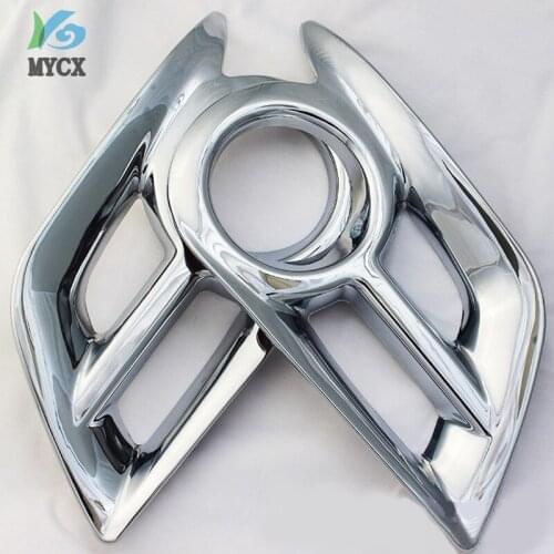 Chrome For Toyota Hilux Accessories ABS Fog Light Cover For Toyota Hilux Vigo 2012 2013 2014 Car-styling Parts