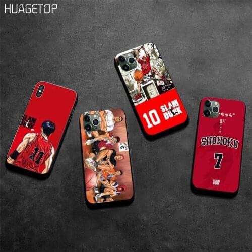HUAGETOP Slam dunk anime manga Luxury Phone Case for iphone 12 pro max 11 pro XS MAX 8 7 6 6S Plus X 5S SE 2020 XR case
