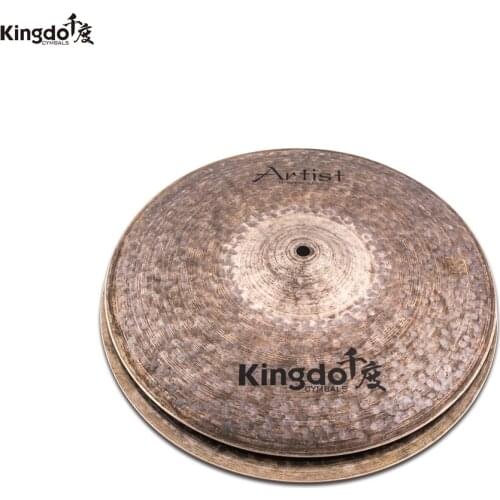 Kingdo B20 Artist Dark series 14"+16"+20" 4pcs cymbals set for drums