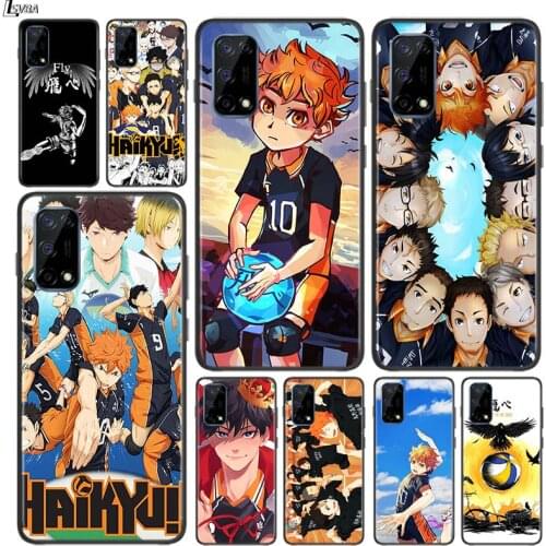 Haikyuu Anime for OPPO Realme V15 X5 X3 X50 X7 X2 C17 C11 C3 C2 7 7i 6 6S 6i 5 Narzo 20 Pro Black Phone Case