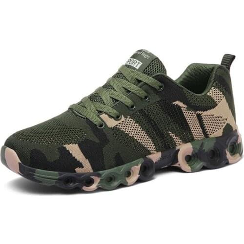 Shoes for women 2021 New fashion breathable Camouflage Casual large size flats Men Comfort Sneakers outdoor Tennis Running Shoe