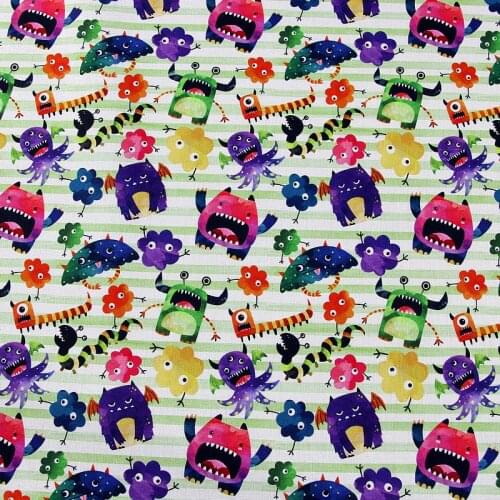 Cartoon Character Flower Fairy Printed 100% Cotton Fabric For Sewing Girls Clothes Cloth For Patchwork DIY handbag Doll Material
