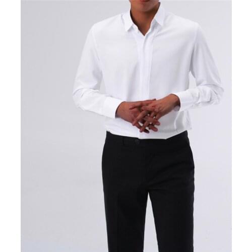 Southeast Asian Palace Style Dark Placket Fashion Long Sleeve Shirt