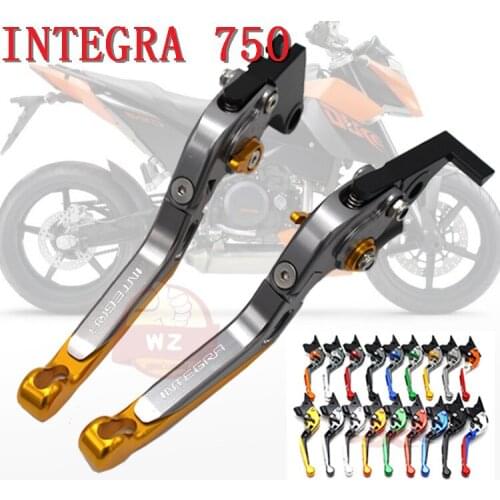 Motorcycle Folding Extendable CNC Moto Adjustable Clutch Brake Levers For Honda Integra 750 DCT Integra750 2014-2018
