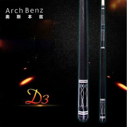 Original Arch Benz Billiard Pool Cue D3 13mm Tip 149cm Length Professional High Quality Cue Carving Butt with Excellent Gifts