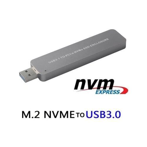 Nvme To Usb Adapter, 10 Gbps Usb3.1 Gen 2 M.2 Pcie Ssd To Type-A Card (No Cable Needed), Usb To M2 Solid State Drive (Key M)
