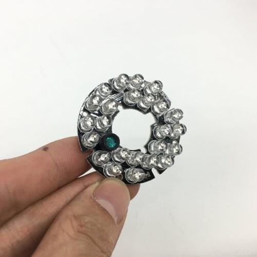 Infrared Light Board 24 LEDs 5mm Infrared IR 60 Degrees Bulb LED Board Infrared 24 x 5 IR LED board for CCTV Fill Light