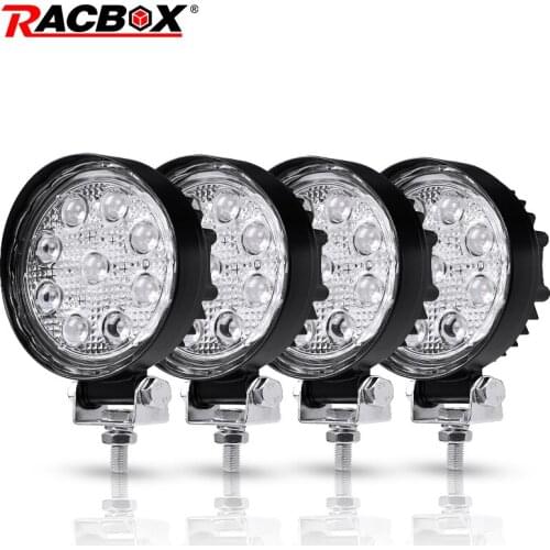 Offroad LED Work Light 4 Inch 4D Lens Spotlight Spot Drive Lamp for JEEP LADA ATV Car Boat Truck Motorcycle 12V 24V Fog Lights