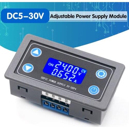 Adjustable Automatic Voltage-Up and Voltage-Down Power Supply Module Constant Voltage and Current Liquid Crystal Solar Charging