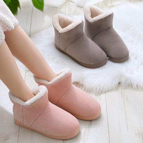 Women Men Slippers High Top Fashion Winter Home Fur Slides Slip On Ladies Girls Boys Comfort Indoor Outdoor Warm House Shoes