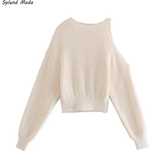 Женские пуловеры с открытыми плечами Splend Moda China At AliExpress