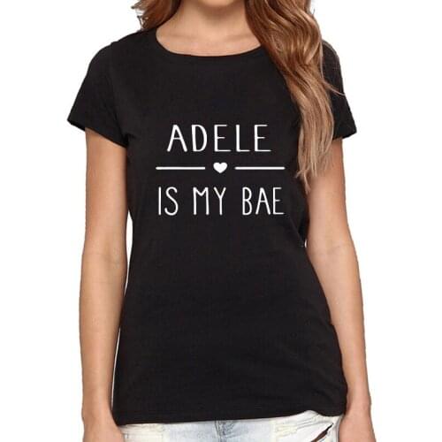 Plus Size S-3XL Harajuku Summer T Shirt Women Men New Arrivals Fashion ADELE IS MY BAE Printed T-shirt Women Tee Tops