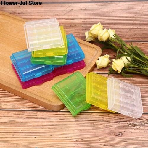 Hard Plastic 18650 Battery Storage Boxes Case Holder for Waterproof Cases