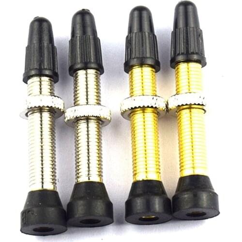 1 pair No Tubes Tubeless Aluminum Valves 50mm MTB Road Bike 2019