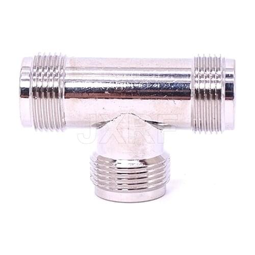 3way N adapter N Female to 2 N female(jack)"T" type fast shipping