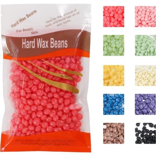 100g Depilatory Wax Hot Film Hard Wax Pellet Waxing Bikini Leg Arm Armpit Hair Removal Bean Depilacion Beans Womens Beauty