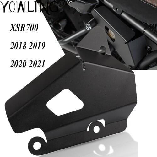 For Yamaha XSR700 2018 2019 2020 2021 Motorcycle Accessories CNC Aluminum Brake Reservoir Guard Cover Decorative Covers XSR 700