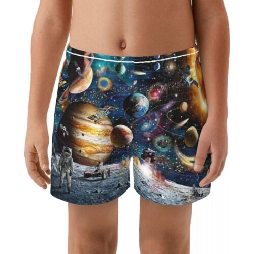 Star Universe Hot sell swimming Trunks boys Beach shorts Hi-Q Swimwear with Pocket trunks cute springs Sports suit kid Swimsuit