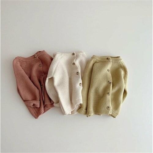 Newborn Baby Cardigan Baby Girl Sweater Infant Baby Sweater Boys CardiganToddler Cardigan For Girl Cotton Kids Sweater Coat