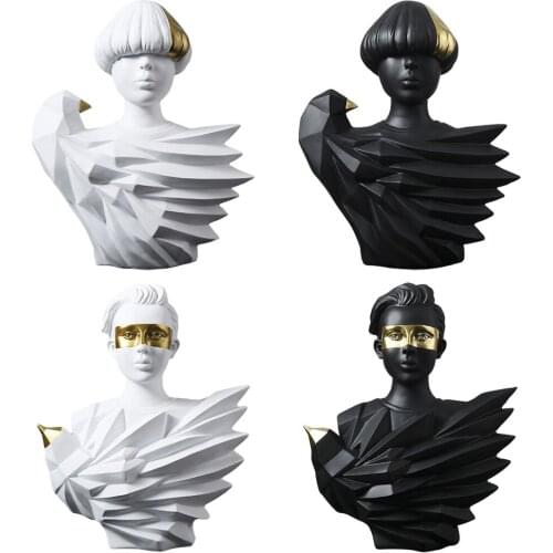 Punk Style Giuliano de Medici Sculpture Collectible Statue for Living Room Decor