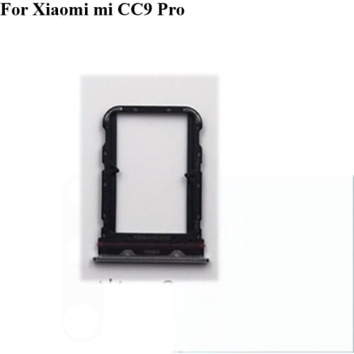 2PCS 100% New SIM Card Tray For Xiaomi mi CC9 Pro SD Card Tray SIM Card Holder SIM Card Drawer Xiao mi cc 9 pro Parts CC9Pro