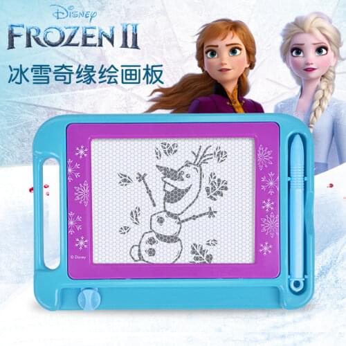 Disney Frozen 2 Mickey Mouse Magnetic Drawing Board Childrens Puzzle Graffiti Boy Girl Writing Board Stationery Painting Tools
