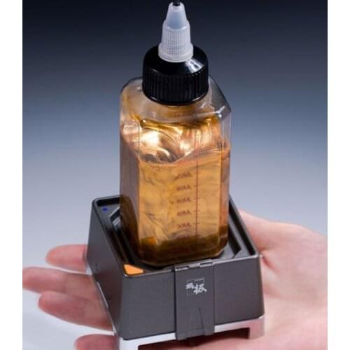 Mini Magnetic Turbine Type Paint Shaker DIY Model Paint Electric Shaking Machine Paint Dilution Mixer With 3Pcs 100ML Bottle