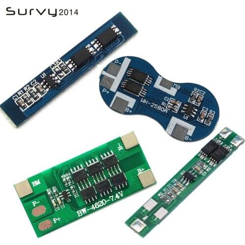 2S 3A 4A 6A 12A Lithium Battery Charger Protection Board Module for 18650 Li-ion Lipo Battery Cells Lipo BMS Charger