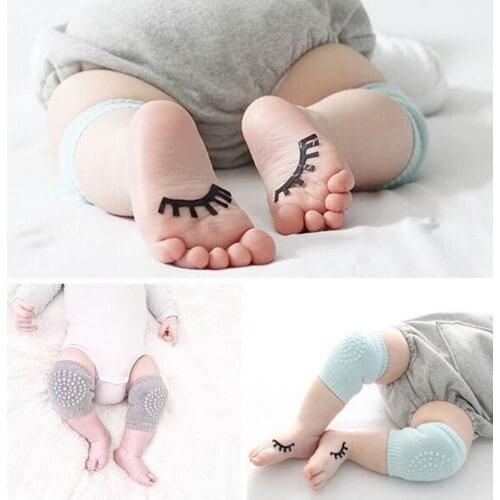 Cotton Children Knee Protectors Non-Slip Baby Crawling Knee Pads Safety Baby Leg Warmers Baby Knee Pads Kids kneeling Protector
