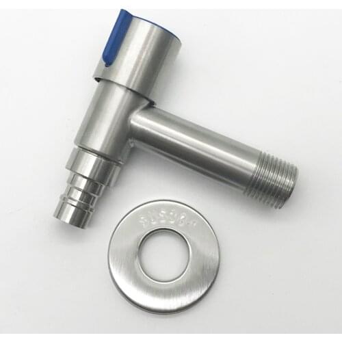 Wall Mounted Taps Bibcocks Modern Fashion Garden 304 stainless steel Fast open faucet Cold Washing Machine Mop Pool Water Faucet