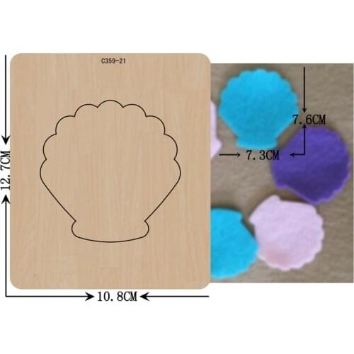 New shell Wooden die Scrapbooking C-359-21 Cutting Dies