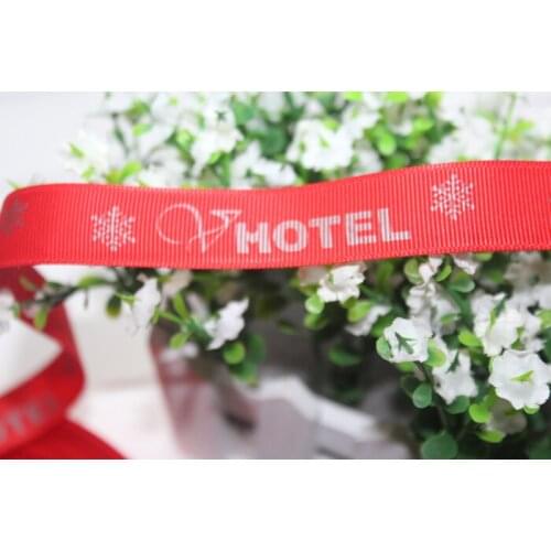 Print ribbon grosgrain with your own logo hairbow ribbons 100yards a lot