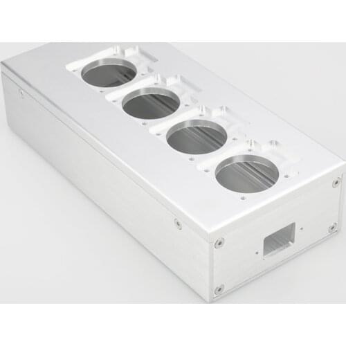 Audiocrast PC1 Full aluminum HIFI EU power case European standard power socket chassis HiFi DIY box