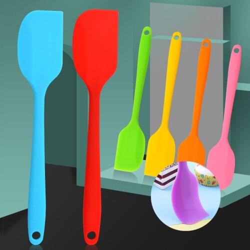 1/2pcs Food Grade Non Stick Butter Cooking Silicone Spatula Set Cookie Pastry Scraper Cake Baking Spatula Silicone Spatula