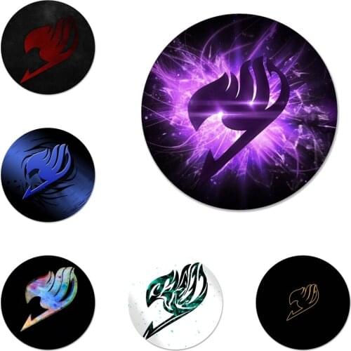Fairy Tail Logo Icons Pins Badge Decoration Brooches Metal Badges For Clothes Backpack Decoration