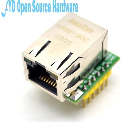 1pcs USR-ES1 W5500 Chip New SPI to LAN Ethernet Converter TCPIP Mod