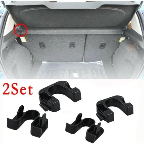 2Set 4pcs Parcel Shelf Clips Load Cover Parcel Shelf Clip Pivot Mount For Ford Focus Mondeo Fiesta C-Max
