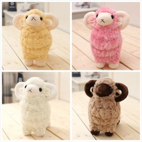 25-50cm 4 Colors Hot Sale New Goat Lamb White Pink Sheep Plush Toys Sheep Doll Xmas Kid Baby Gift Good Quality Soft