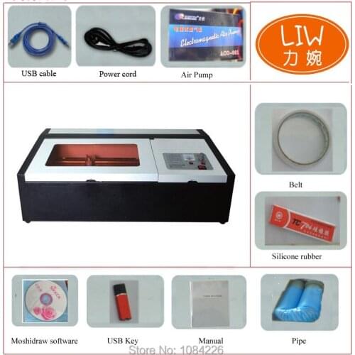 40w co2 laser cutter laser marking machine mini laser engraver cnc router