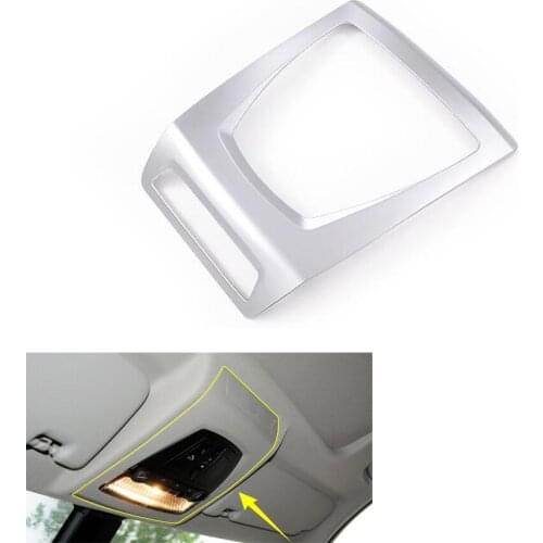 YAQUICKA Auto Car Interior Car Roof Reading Light Lamp Panel Frame Cover Styling Sticker For BMW X3 2014-2017