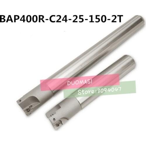 Free Shopping BAP 400R C24-25-150 Indexable Face Mill Holder Dia 25mm L=150mm Milling Cutter Inserts Holder CNC Mill Tool Holder