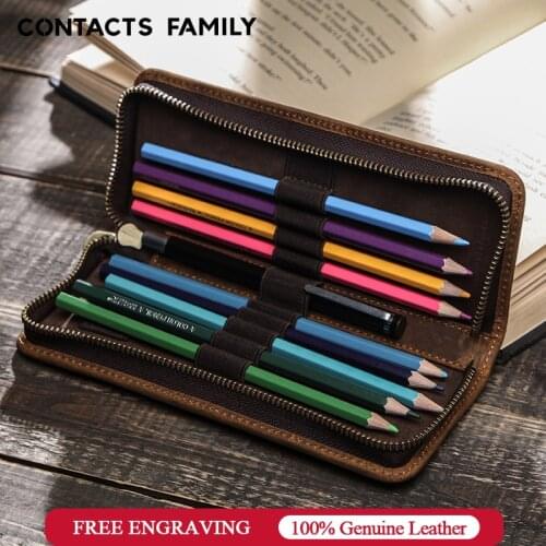 CONTACTS FAMILY Zippered Pencil Cases